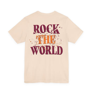 Rock the World Tech Football T-Shirt