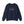 Navy sweatshirt that reads ho ho ho'n around town in red and green text.