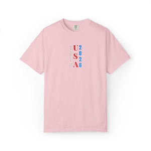 Embroidered USA 250th Patriotic T-Shirt Comfort Colors®