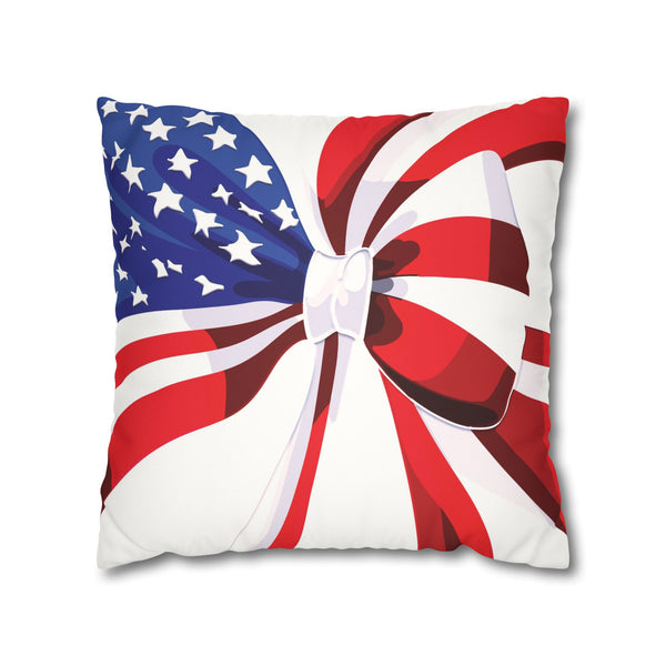 American Flow Chic Patriotic Soft Accent Pillow Cover