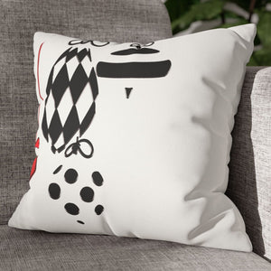 throw pillow with 'Holiday Cover Modern Christmas Decor' design