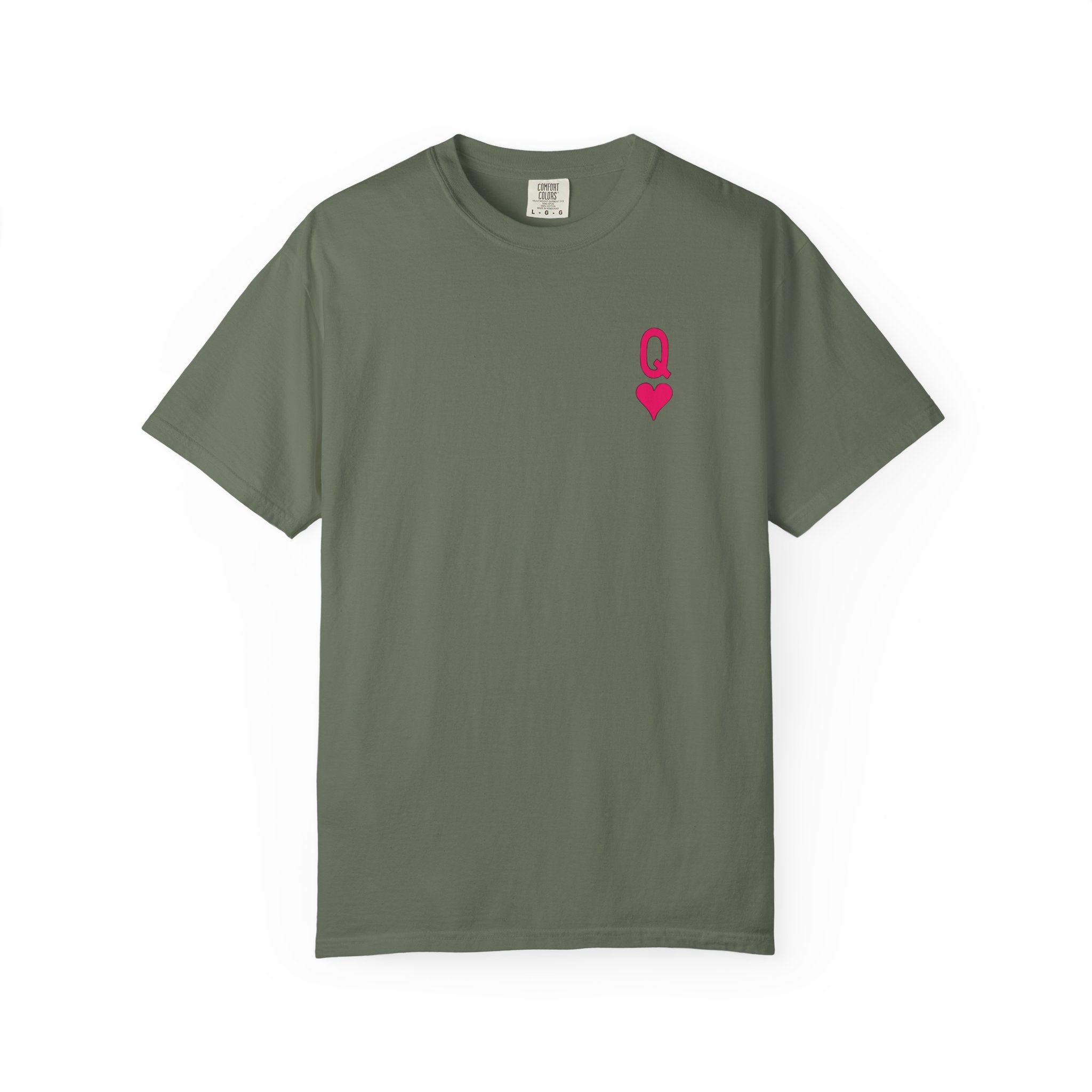 Comfort Colors® Retro Queen of Hearts Vintage Grunge T-Shirt