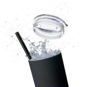mug with 'The Pale Blue Dot Space Science Insulated Tumbler 20oz' graphic on a white background