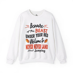 sweatshirt with 'Virginia Tech Football Game Day' design on a plain background
