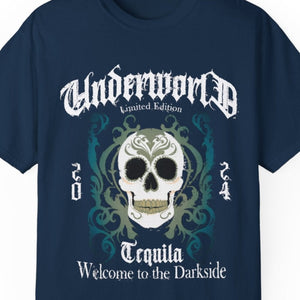 Tequila Label Skull T-Shirt