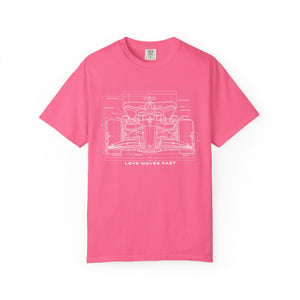 Race Car Blueprint Men's T-Shirt Comfort Colors®
