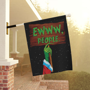 Ewww People Funny Grinch Yard Flag