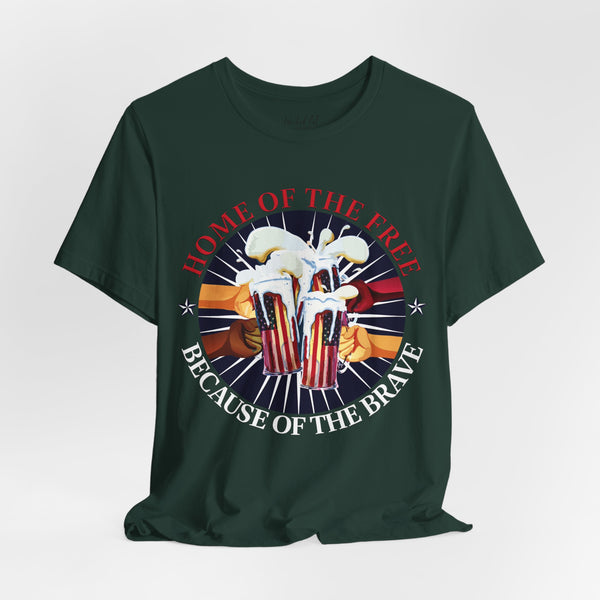 America Home of the Free July 4th Party T-Shirt