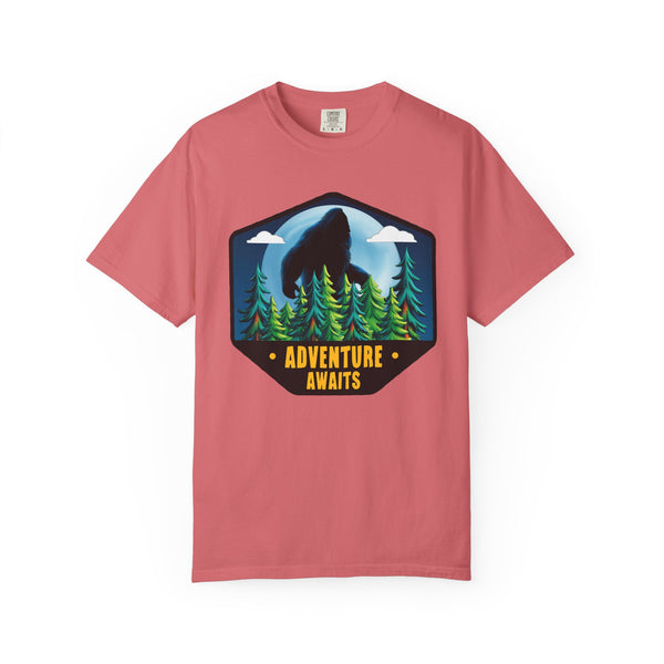 Comfort Colors® Bigfoot Adventure Awaits Funny Camping T-Shirt
