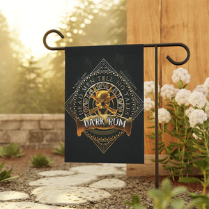 Garden flag with 'Pirates Dark Rum Lovers' design