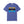 Blue t-shirt with 'Gone Fishing' graphic on a white background