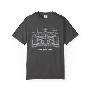 Race Car Blueprint Men's T-Shirt Comfort Colors®