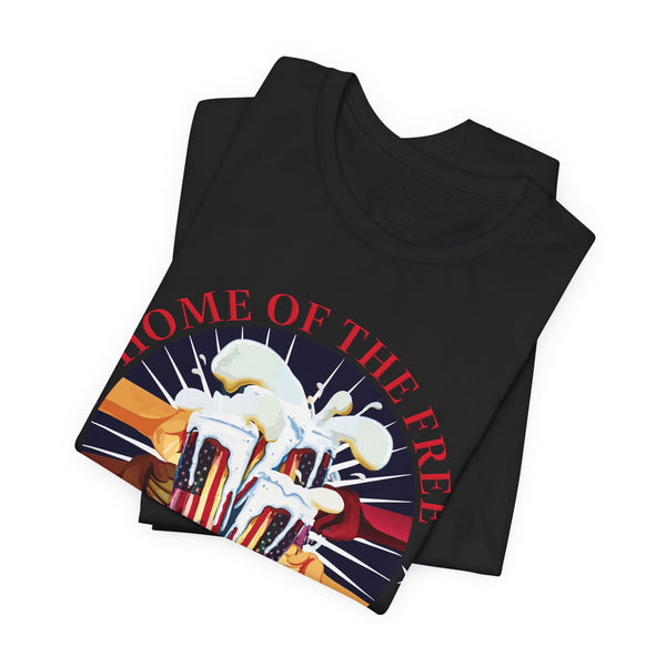 America Home of the Free July 4th Party T-Shirt