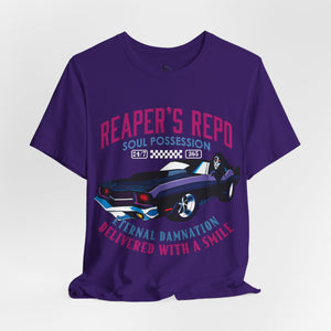Grim Reaper's Repo Funny Halloween T-Shirt