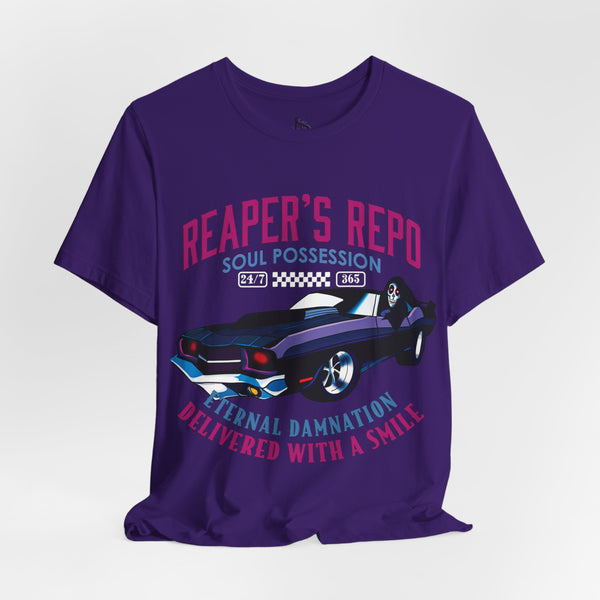 Grim Reaper's Repo Funny Halloween T-Shirt