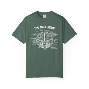 Male Brain Funny Men's T-Shirt Comfort Colors®