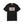 Black t-shirt with aa humorous holiday license plate design on a white background