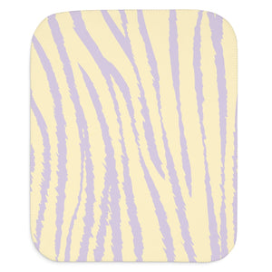 yellow and purple animal print stylish baby blanket
