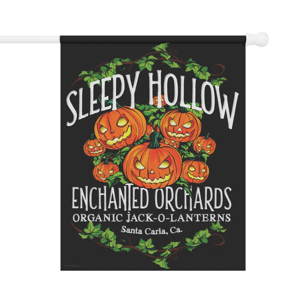 Sleepy Hollow Pumpkin Farms Halloween Yard Flag
