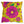 Vibrant Yellow & Pink Floral Indoor Outdoor Accent Pillow