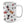 mug with 'Playing Cards The Queens' graphic on a white background