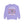 A lavender crewneck sweatshirt featuring a skeleton dancing amidst red and orange autumn leaves, with the text 'IT'S THE MOST WONDERFUL TIME OF THE YEAR' printed in white.
