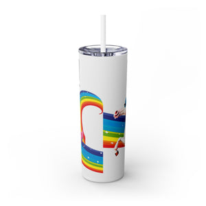 mug with 'Fuck It Funny Insulated Tumbler 20oz' graphic on a white background