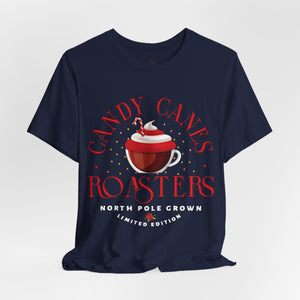 Candy Canes Roasters Christmas Coffee T-Shirt