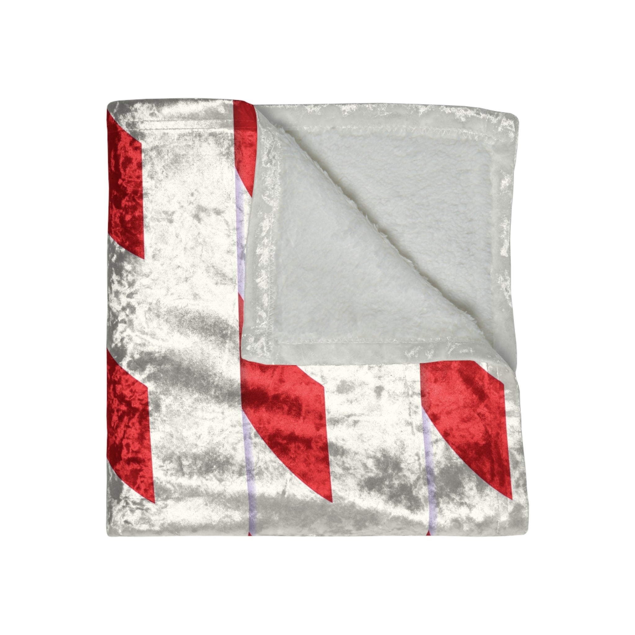 Candy Cane Stripes Christmas Throw