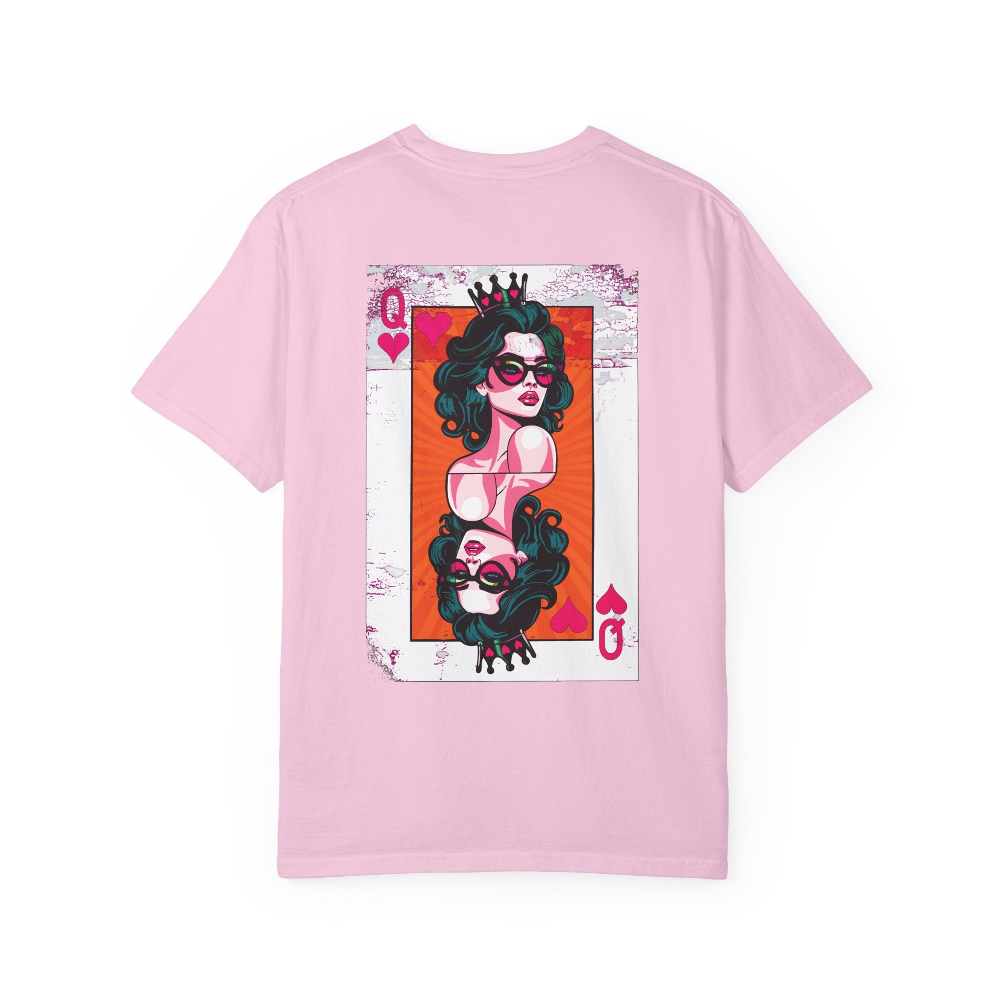 Comfort Colors® Retro Queen of Hearts Vintage Grunge T-Shirt