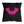 Black & Pink Bat Chic Indoor Outdoor Throw Pillow