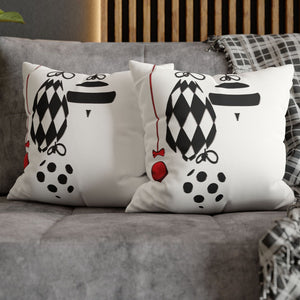 throw pillow with 'Holiday Cover Modern Christmas Decor' design