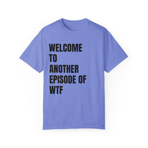 Yam t-shirt with 'WTF Funny Sarcastic' design on a white background