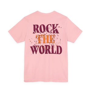 Rock the World Tech Football T-Shirt