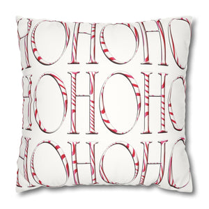 Ho ho ho christmas throw pillow cover