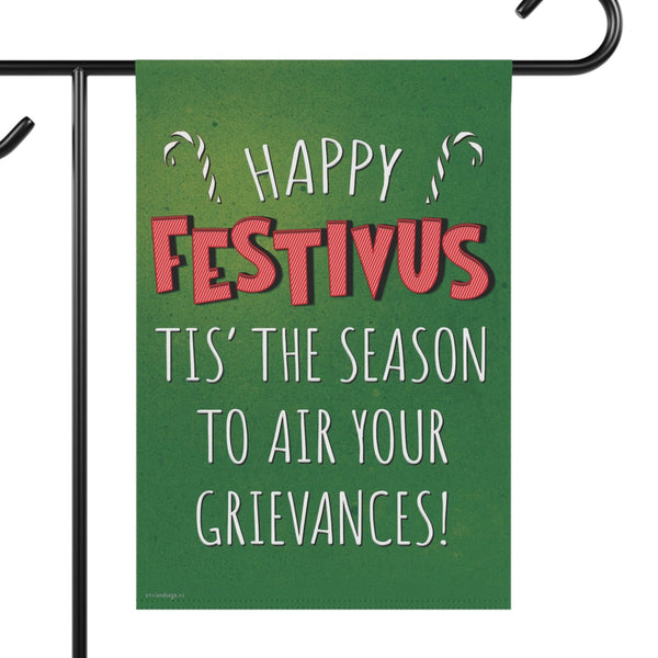 Happy Festivus Air Your Grievances Funny Christmas Flag