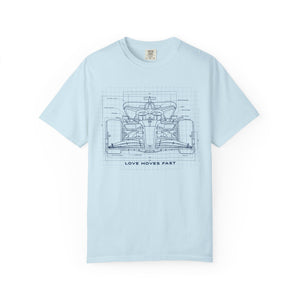 Race Car Blueprint Men's T-Shirt Comfort Colors®