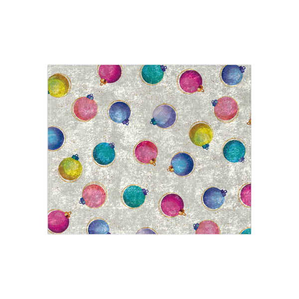 Christmas Blanket Decorative Holiday Throw Chic Ornaments