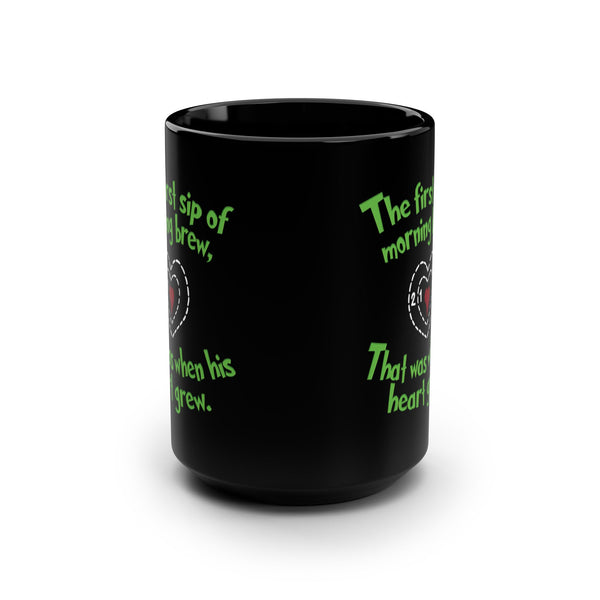 Grinch's Heart Christmas Coffee Mug 15oz