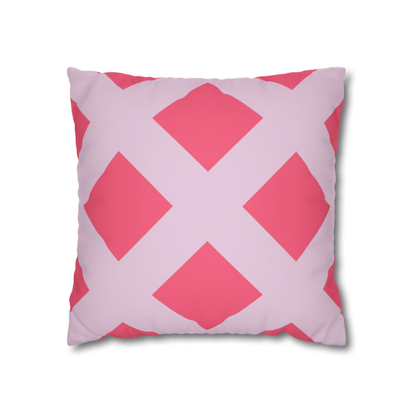 SW Paradox Pink Lilac Faux Suede Pillow Cover Reversible
