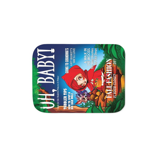 Baby Red Hiding Hood Soft Sherpa Baby Blanket