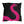 Pink Snake Black Indoor Outdoor Throw Pillow