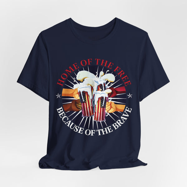 America Home of the Free July 4th Party T-Shirt