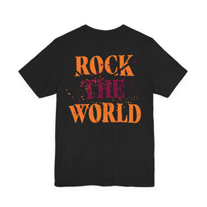 Rock the World Tech Football T-Shirt