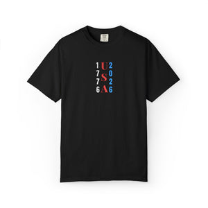 Embroidered USA 250th Patriotic T-Shirt Comfort Colors®