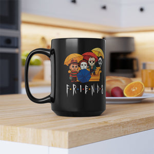 80s Horror Funny Friends Mug 15oz