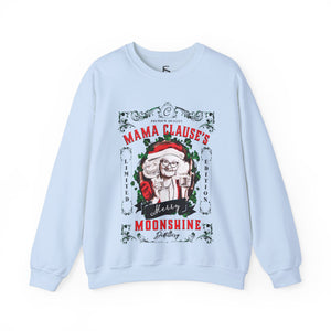 Mrs. Clause's Moonshine Funny Christmas Sweatshirt