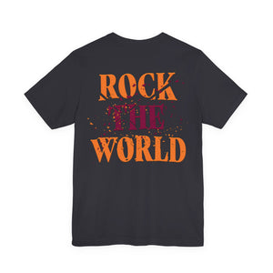 Rock the World Tech Football T-Shirt