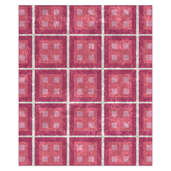 Pastel Pink Berry Decorative Throw Blanket