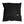 Plaid pillow with green and black pattern on a white background